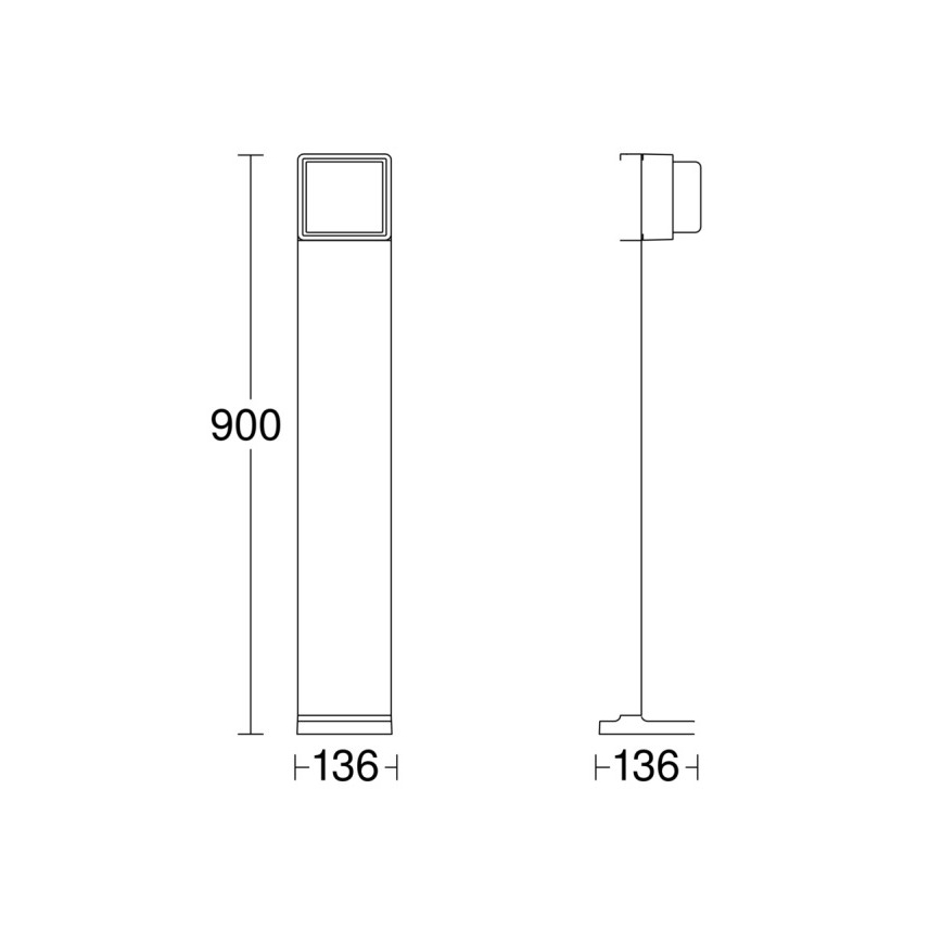 Steinel 078676 - LED Himmennettävä ulkolamppu GL 85 C 900 LED/9W/230V IP44