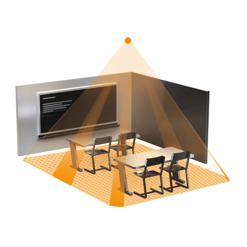 Steinel 079345 - Läsnäolotunnistin IR QUATTRO COM1 230V valkoinen