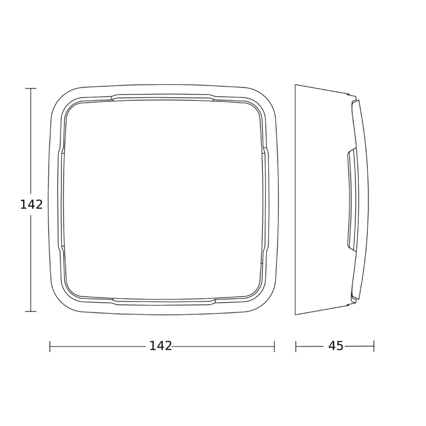 Steinel 081850 - Multisensori True Presence V2 IP AP WS valkoinen