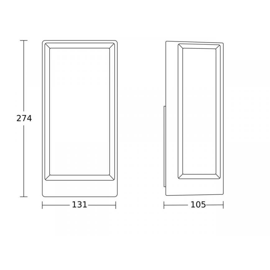 Steinel 085254 - LED Himmennettävä ulkoseinävalaisin L42C LED/12,6W/230V IP54