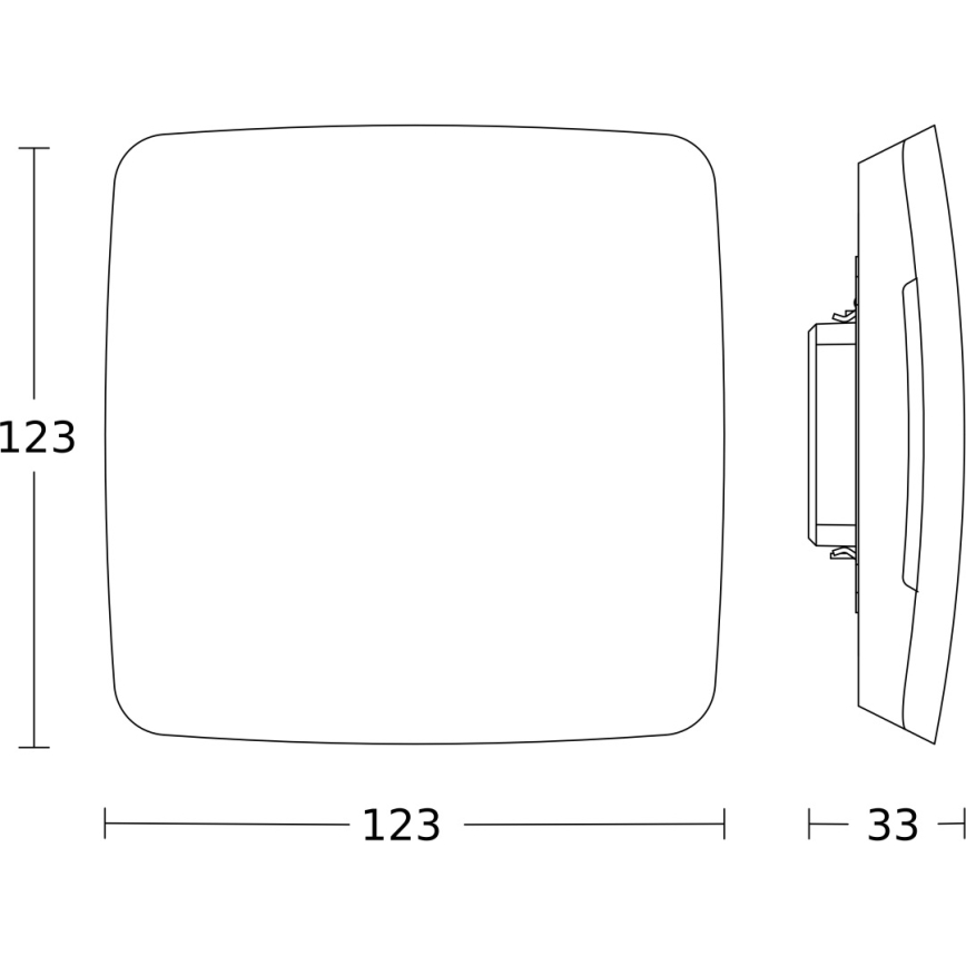 Steinel 086060 - Multisensori True Presence upotettu KNX SW musta