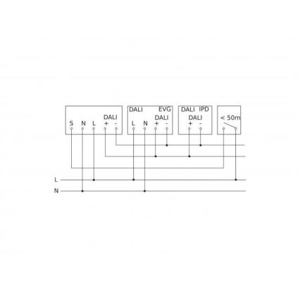 Steinel 088170 - Liiketunnistin upotettu läsnäolotunnistimella PD-8 ECO DALI-2 360° valkoinen