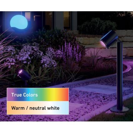 Steinel 089320 - LED RGBW ulkovalaisin liiketunnistimella LED/7,9W/24V IP65