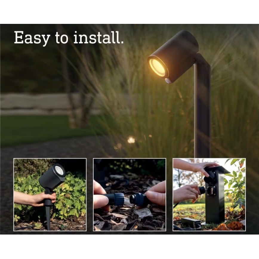 Steinel 089320 - LED RGBW ulkovalaisin liiketunnistimella LED/7,9W/24V IP65