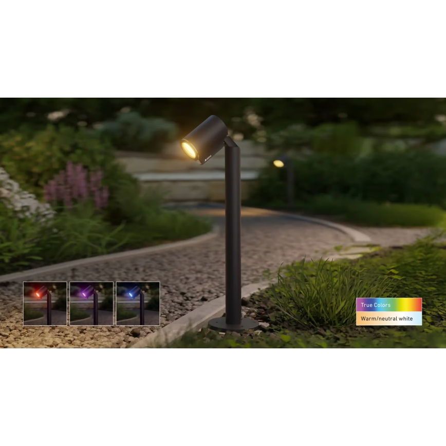 Steinel 089320 - LED RGBW ulkovalaisin liiketunnistimella LED/7,9W/24V IP65