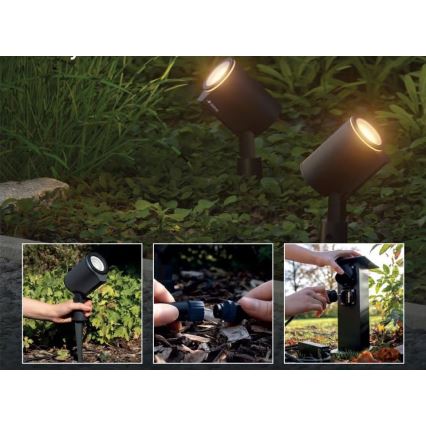 Steinel 089344 - LED RGBW Ulkovalaisin tunnistimella LED/7,9W/24V IP65