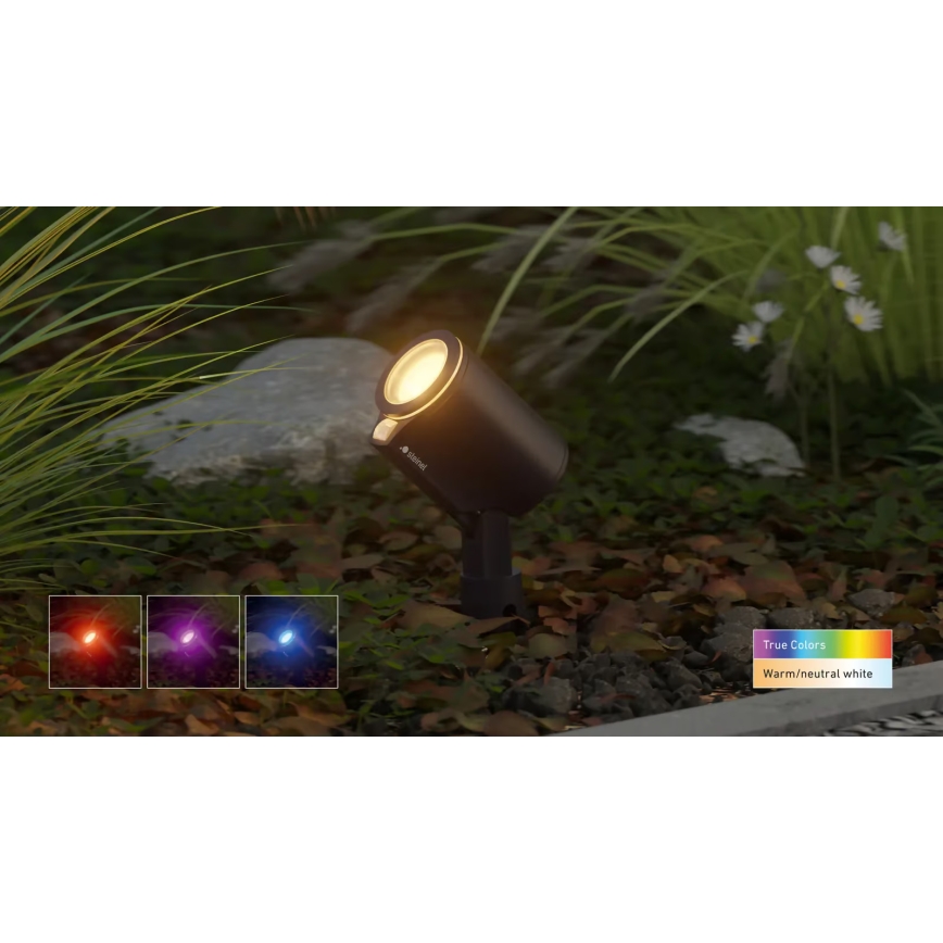 Steinel 089344 - LED RGBW Ulkovalaisin tunnistimella LED/7,9W/24V IP65