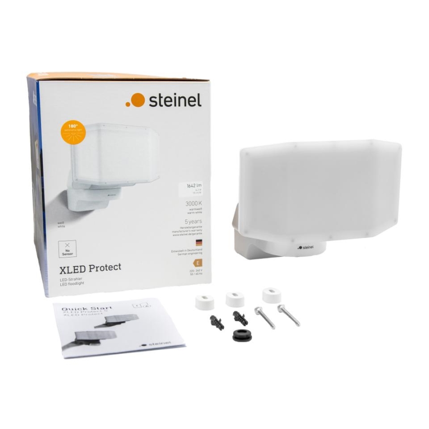 Steinel 090005 - LED-valonheitin XLED PROTECT LED/13,6W/230V 3000K IP54 valkoinen