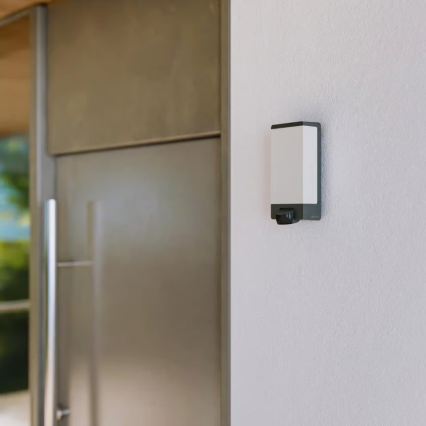 Steinel 094263 - Talonumerokilpi liiketunnistimella 1xE27/15W/230V L 14 S IP44