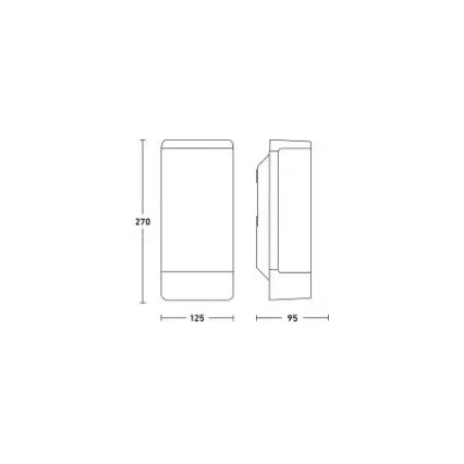 Steinel 094270 - Ulkoseinävalaisin 1xE27/15W/230V L 14 IP44