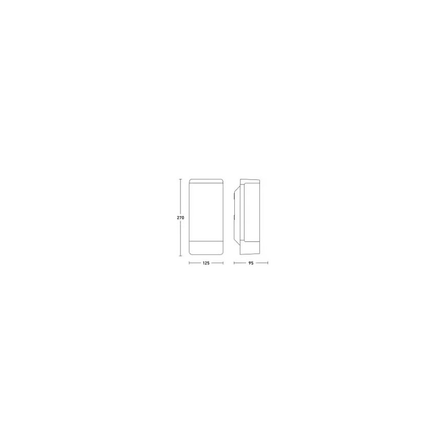 Steinel 094270 - Ulkoseinävalaisin 1xE27/15W/230V L 14 IP44