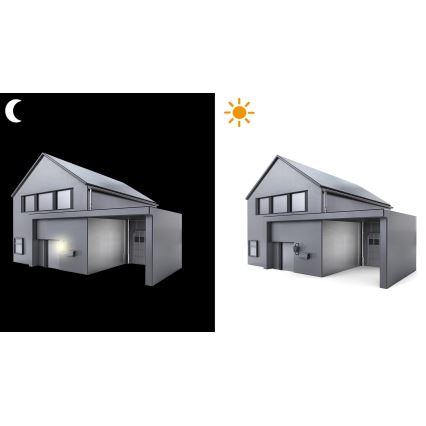 STEINEL 550318 - Hämäräkytkin NightMatic 2000 musta IP54