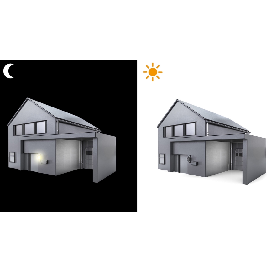 STEINEL 550318 - Hämäräkytkin NightMatic 2000 musta IP54