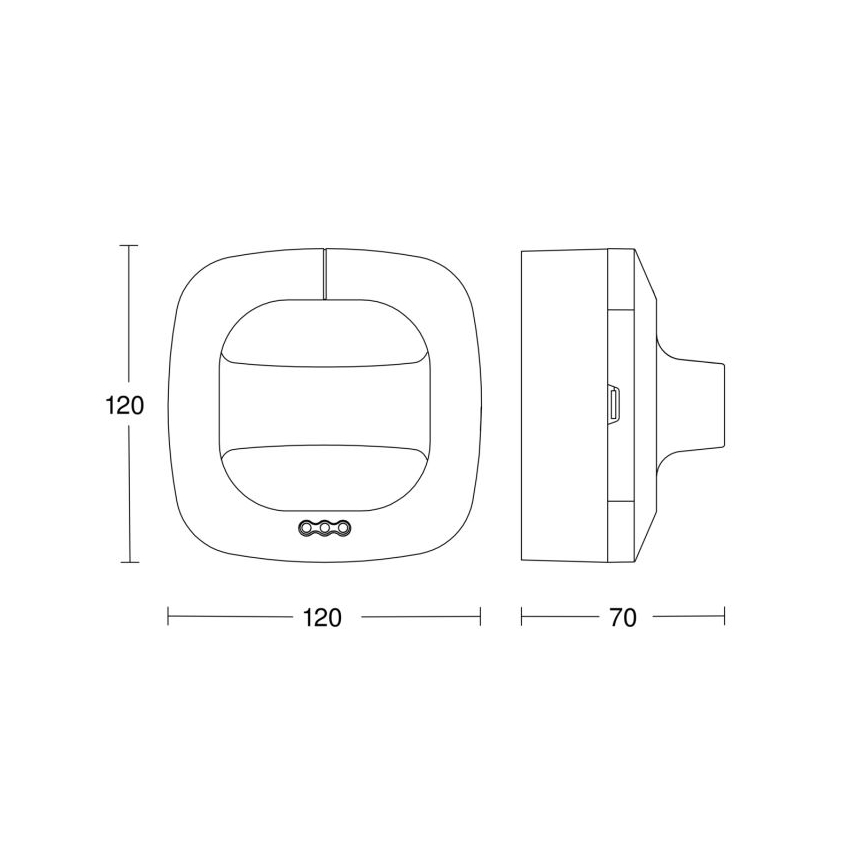 Steinel 590703 - Läsnäolotunnistin Dual HF COM1 valkoinen