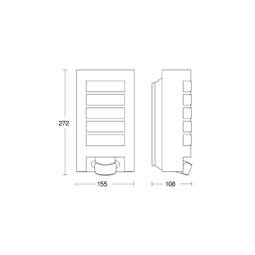 Steinel 657918 - Ulkovalo anturilla L12S 1xE27/60W/230V IP44