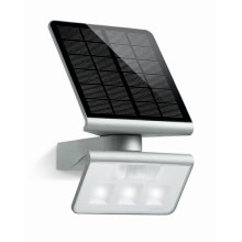 STEINEL 671013 - Aurinkokenno-LED-valonheitin XSolar L-S 1,2W / LED hopea IP44