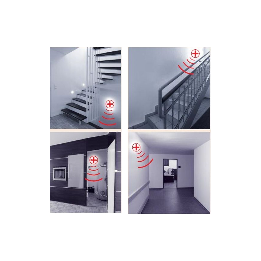 STEINEL 738013-RS 16L - Ulkokattovalo anturilla 1xE27/60W/230V IP44