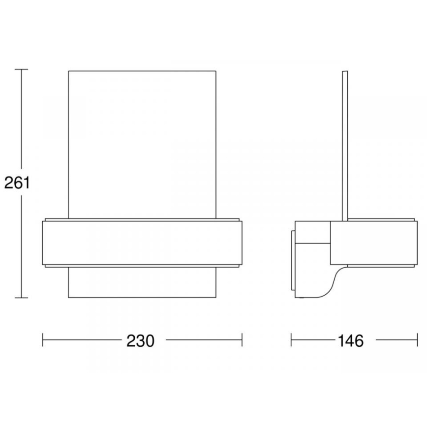 STEINEL 87579 - LED-talonumero anturilla L 820 SC LED/9,8W/230V IP44