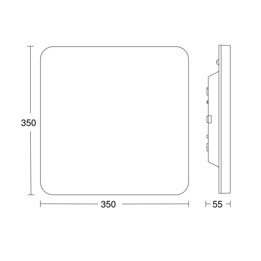 Steinel - Himmennettävä LED-kattovalaisin anturilla RSPROR30QBASICSC 23,26W/230V IP40 3000K