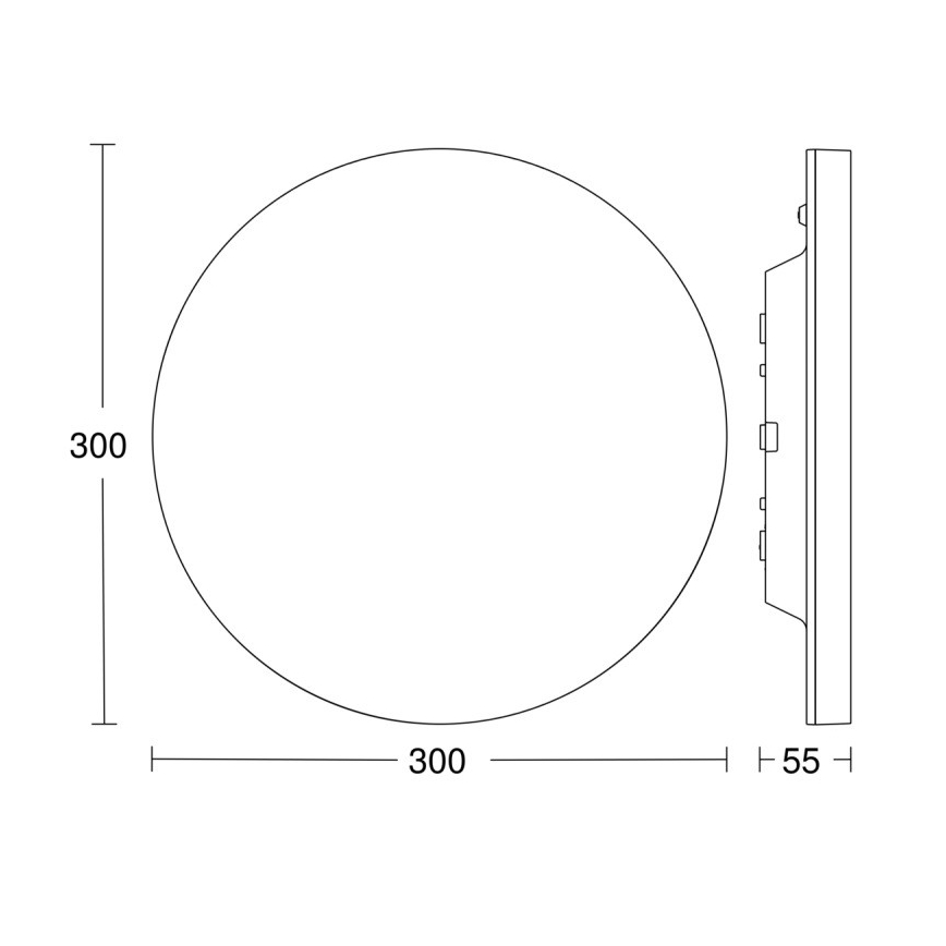 Steinel 067816 - LED Himmennettävä kattovalo sensorilla RS PRO R10 BASIC SC LED/8,5W/230V 3000K IP40