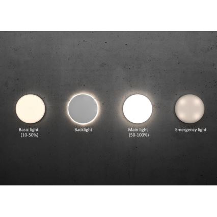 Steinel 067724 - LED Himmennettävä kattovalo sensorilla RS PRO R20 PLUS 15,86W/230V IP40 4000K