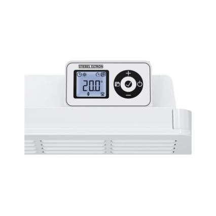 Stiebel Eltron - Seinäkonvektori LCD-näytöllä ja elektronisella termostaatilla 2000W/230V IP24