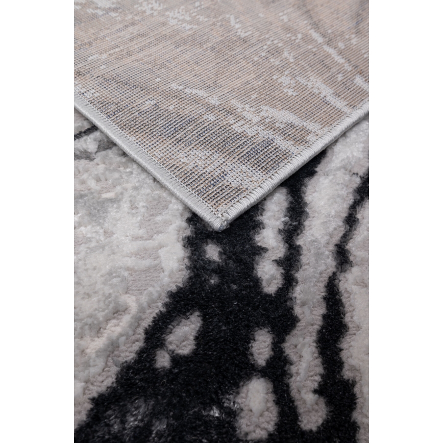 STONE-matto 120x160 cm, harmaa/antrasiitti