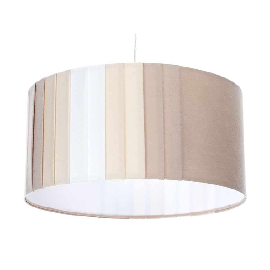 STRIPES-riippuvalaisin johdolla, 1xE27/60W/230V, halkaisija 60 cm, beigen sävyinen