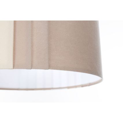 STRIPES-riippuvalaisin johdolla, 1xE27/60W/230V, halkaisija 60 cm, beigen sävyinen