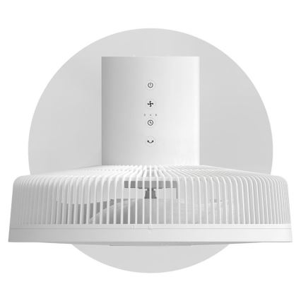 Stylies - Jalustallinen tuuletin 2-in-1 ANTILA 25W/230V 88 cm valkoinen + kaukosäädin