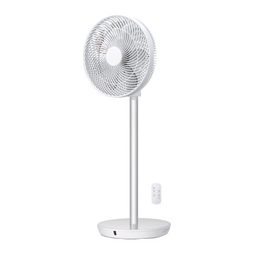 Stylies - Jalustatuuletin TUKAN 25W/230V 60 cm valkoinen + kaukosäädin