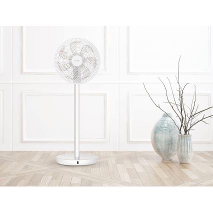 Stylies - Jalustatuuletin TUKAN 25W/230V 60 cm valkoinen + kaukosäädin