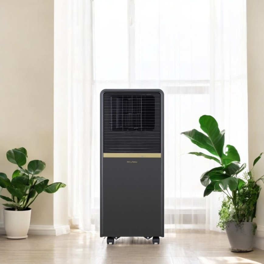 Stylies - Siirrettävä ilmastointilaite POLARIX 1000W/230V 9000 BTU musta + kaukosäädin
