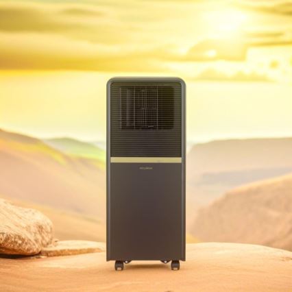 Stylies - Siirrettävä ilmastointilaite POLARIX 1000W/230V 9000 BTU musta + kaukosäädin