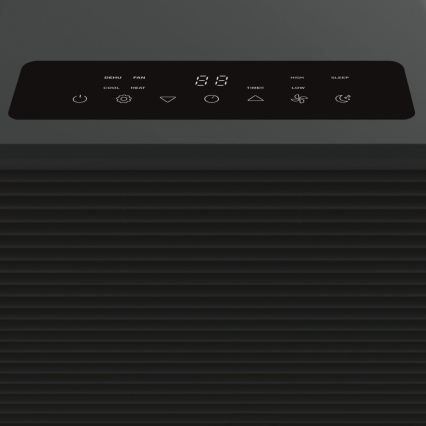 Stylies - Siirrettävä ilmastointilaite POLARIX 1000W/230V 9000 BTU musta + kaukosäädin