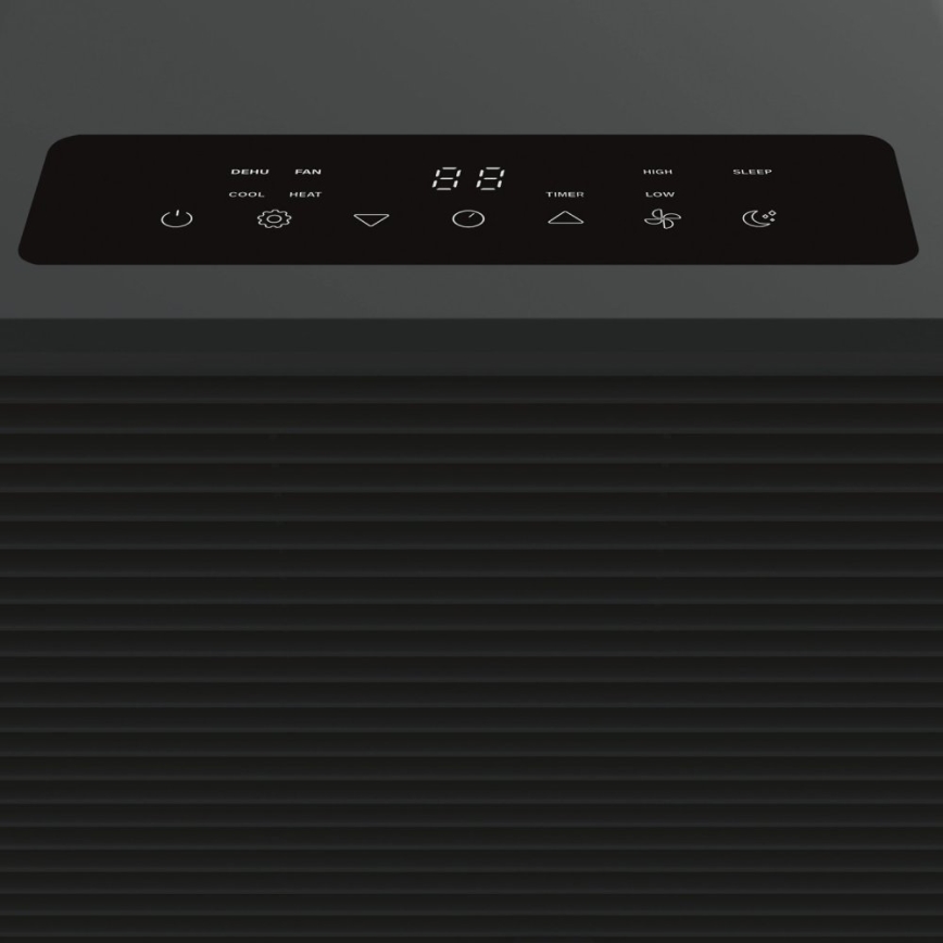 Stylies - Siirrettävä ilmastointilaite POLARIX 1000W/230V 9000 BTU musta + kaukosäädin