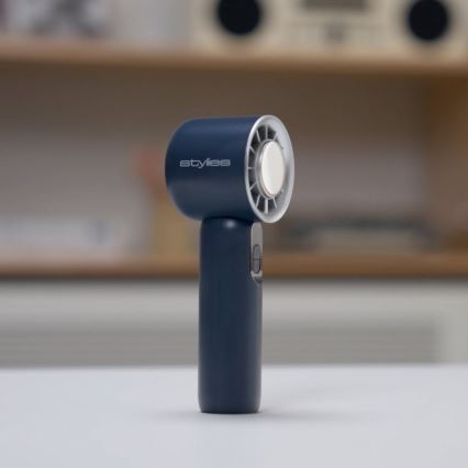 Stylies - Ladattava käsituuletin LACERTI 8W/5V 3000 mAh sininen