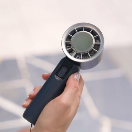 Stylies - Ladattava käsituuletin LACERTI 8W/5V 3000 mAh sininen