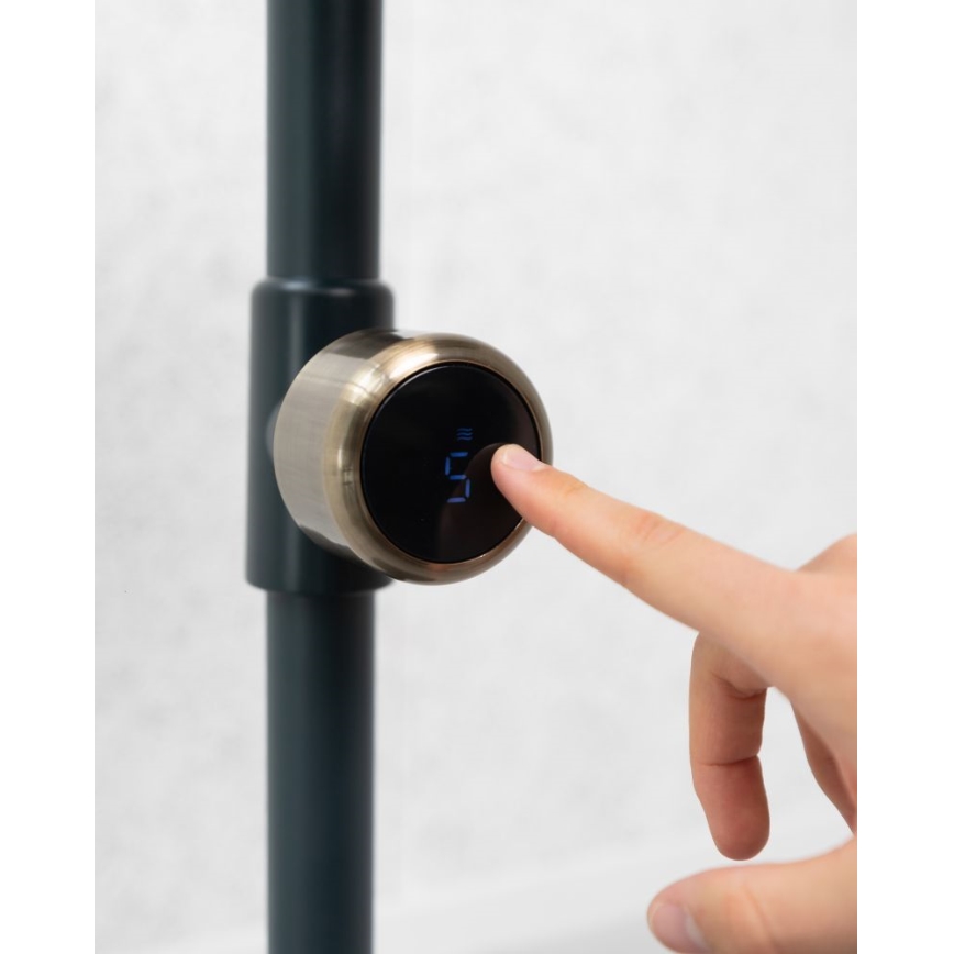 Stylies - URANUS jalallinen tuuletin 35W/230V 94 cm musta