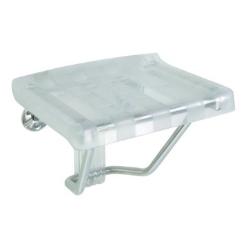 Suihkuistuin 38x46 cm hopea