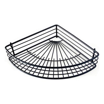 Suihkun kulmahylly 22,7 x 31,5 cm, musta