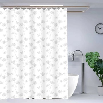 Suihkuverho TORO PREMIUM 178x199 cm kukkakuvio