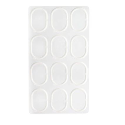 Suihkuverho TORO PREMIUM 178x199 cm lehdet