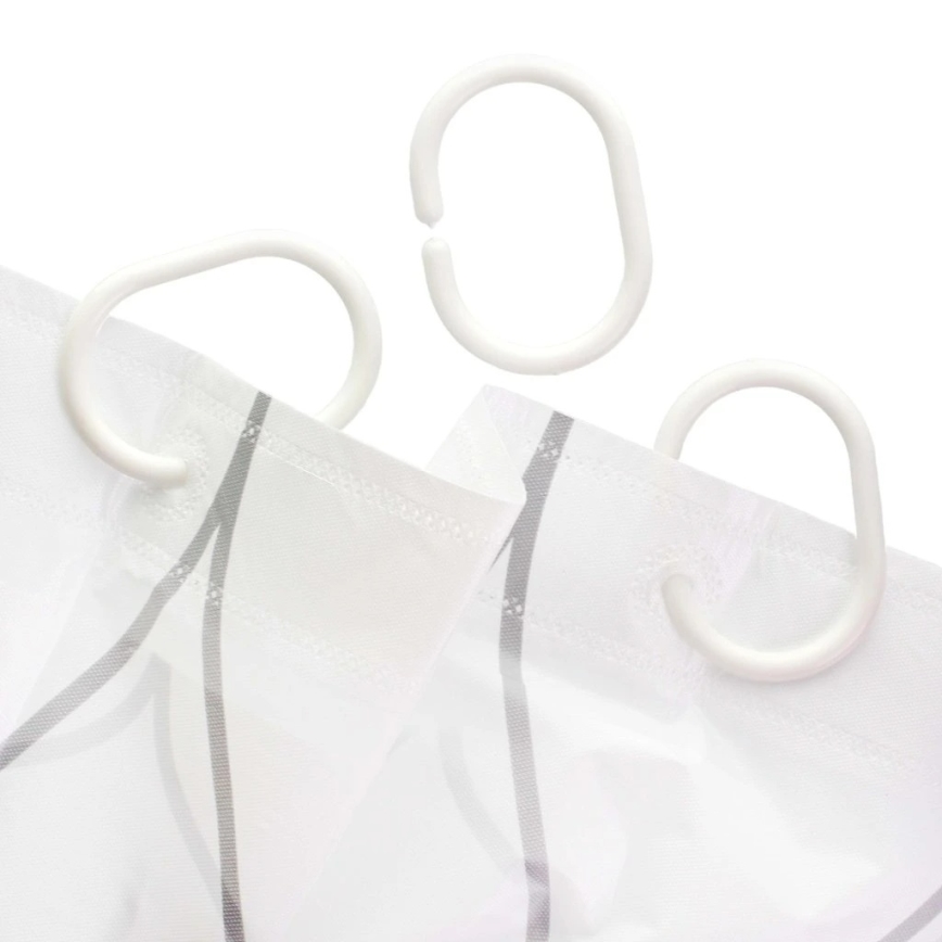 Suihkuverho TORO PREMIUM 178x199 cm sininen/vihreä