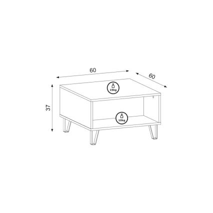 SULA-sohvapöytä artisan-tammi