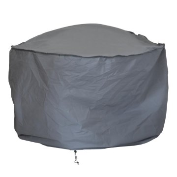 Suoja tulisijalle 93x58 cm harmaa