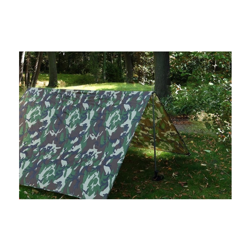 Suojapeite 2x3 m PU 2000 mm camouflage