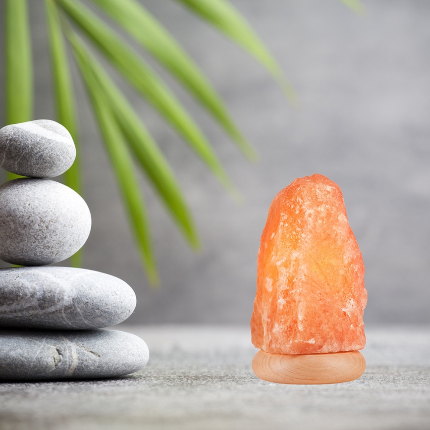 Suolalamppu SALLY 1xE14/25W/230V leppä 3,5 kg