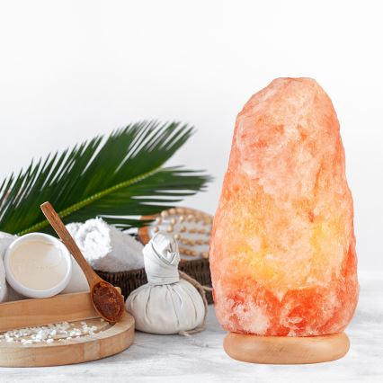 Suolalamppu SALLY 1xE14/25W/230V leppä 8,5 kg