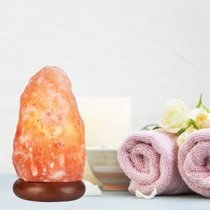 Suolalamppu SALLY 1xE14/25W/230V leppä 2,7 kg